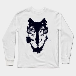 Wolf Face Long Sleeve T-Shirt